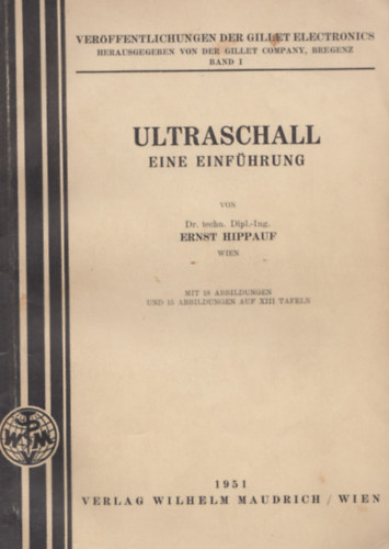 Ernst Hippauf - Ultraschall eine einfhrung