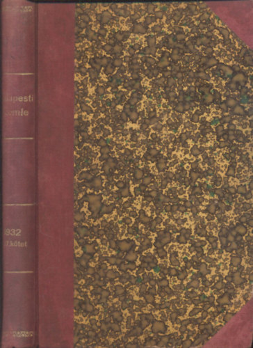 Voinovich Géza (szerk.) - Budapesti Szemle 227. kötet (659, 660, 661. szám)