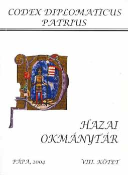Nagy Imre (szerkeszt) - Hazai Okmnytr VIII. ktet
