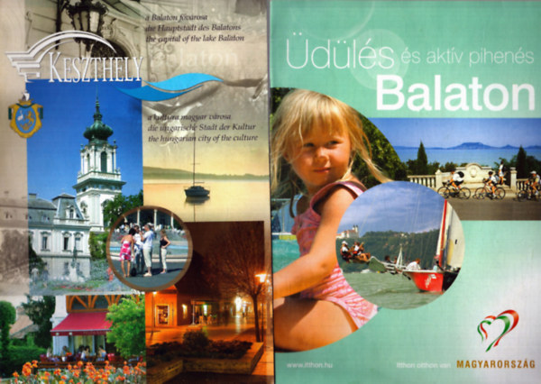 Tbb szerkeszt - 4 db idegenfortalmi prospektus: dls s aktv pihens - Balatonn + Keszthely + Balaton + Hotel Karos Spa