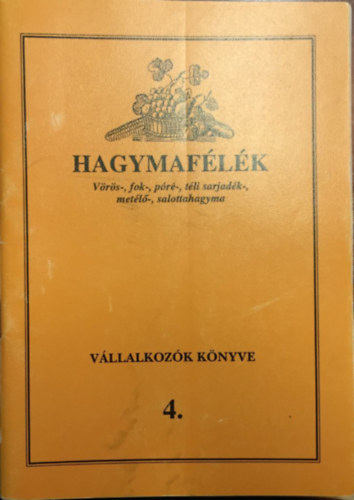 M�rtonffy B�la (szerk.) - Hagymaf�l�k