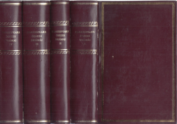 Shakespeare sszes drmi I-IV. (Helikon Klasszikusok)