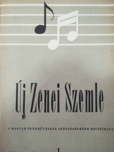 Új zenei szemle 1954. szeptember V. évfolyam 9. szám