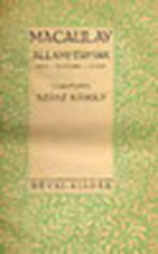 Macaulay - Államalkotók (Hastings-Nagy Frigyes)