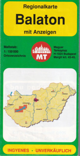 Balaton -  trkp ( 2001 -es ) 1: 150 000