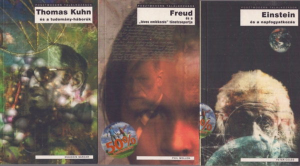 Ziauddin Sardar, Phil Mollon, Peter Coles - 3 db posztmodern ktet: Thoma Kuhn s a tudomny-hbork - Freud s a tves emlkezs tnetcsoportja - Einstein s a napfogyatkozs