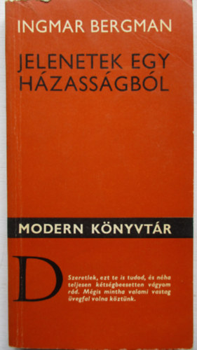 Ingmar Bergman - Jelenetek egy házasságból