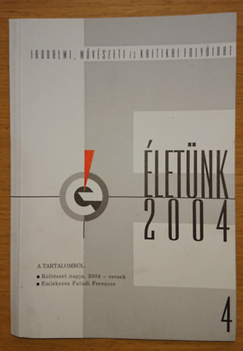 Az Életünk című folyóirat 2004-es évfolyamának 4. száma