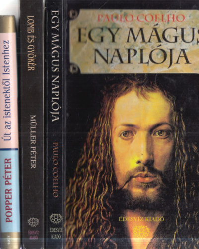 Popper Péter, Müller Péter, Paulo Coelho - 3 db ezotéria: Út az istenektől Istenhez + Lomb és gyökér + Egy mágus naplója
