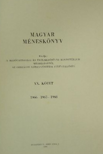 Darrell Waters Limited - Magyar Mnesknyv XX.-Flvr Mnesknyv VI.