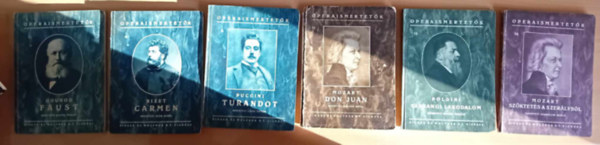 Operaismertetők 6db, (1,2,5,11,12,24)