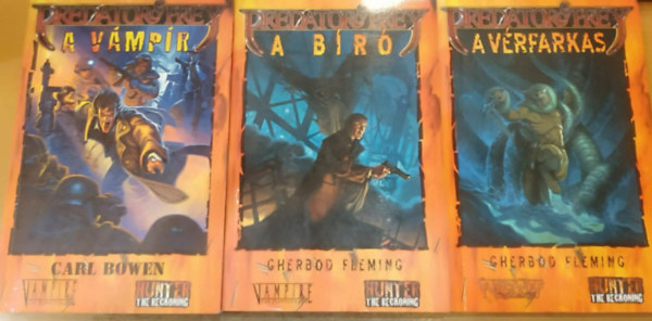 Carl Boven, Gherbod Fleming - 3 db Vad�sz �s pr�da 1-3.: A v�mp�r + A b�r� + A v�rfarkas