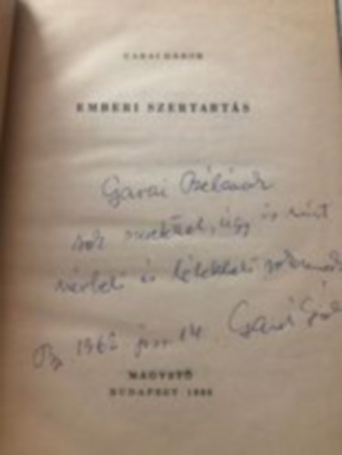 Garai G�bor - Emberi szertart�s