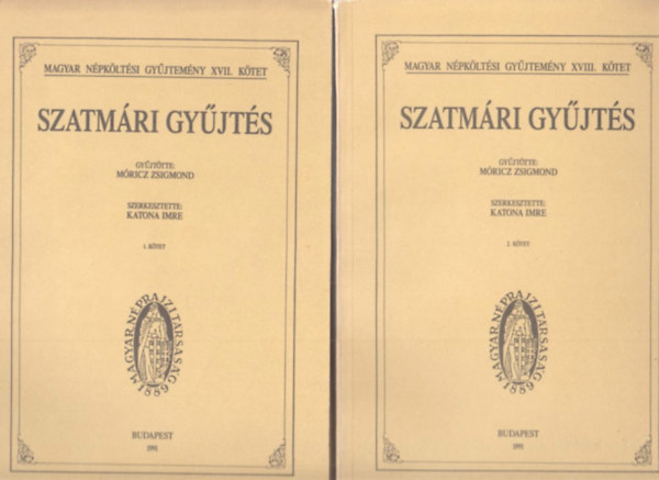 Mricz Zsigmond (szerk.) - Szatmri gyjts I-II.