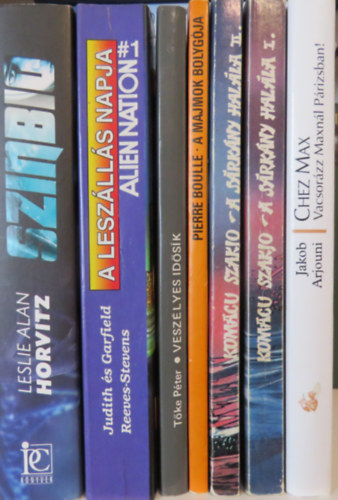 Leslie Alan Horvitz, Judith Reeves-Stevens, Garfield Reeves-Stevens, Tke Pter, Pierre Boulle, Komacu Szakjo, Jakob Arjouni - 6 db sci-fi 7 ktetben: Szinbio; Alien Nation - A leszlls napja; Veszlyes idsk; A majmok bolygja; A srkny halla I-II.; Chez Max
