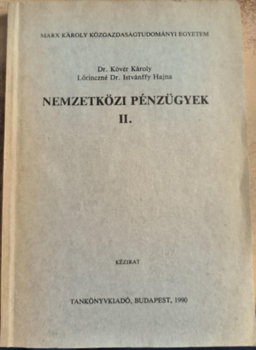 Dr. Lantos Imre - Nemzetkzi pnzgyek II.