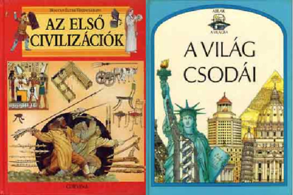 Giovanni Caselli - Az els civilizcik (Hogyan ltek hajdanban?) + A vilg csodi (Ablak a Vilgra) ( 2 ktet )