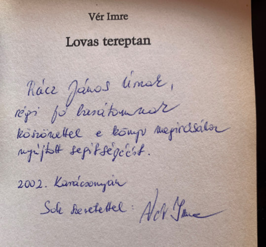 Vr Imre - Lovas tereptan - Trkpszeti, tjkozdsi s tllsi ismeretek, Trzk s travezetk kziknyve