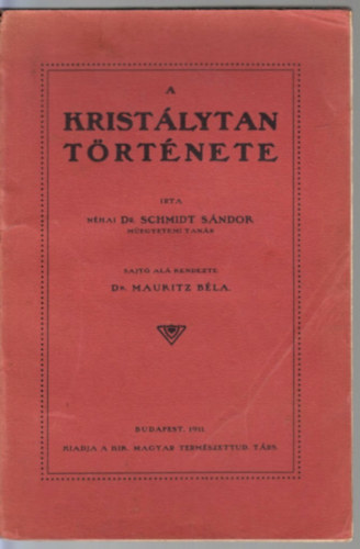 Dr. Schmidt Sndor - A kristlytan trtnete