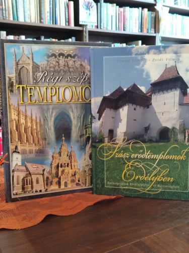 Thaler Tamás Zsidi Vilmos - KÖNYVCSOMAG, 2 DB. ALBUMOK. Régi szép templomok, Szász erődtemplomok