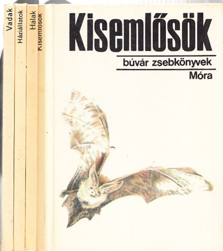 Búvár zsebkönyvek (4db.): Kisemlősök + Halak + Állatkerti emlősök + Vadak