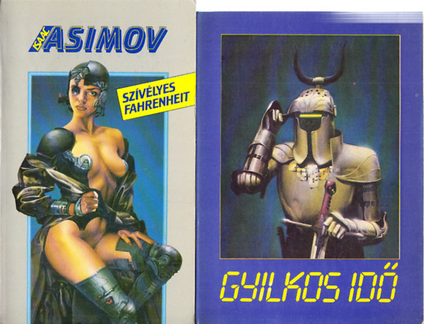 Asimov - 2db Sci-fi novelláskötet: Gyilkos idő + Szívélyes Fahrenheit