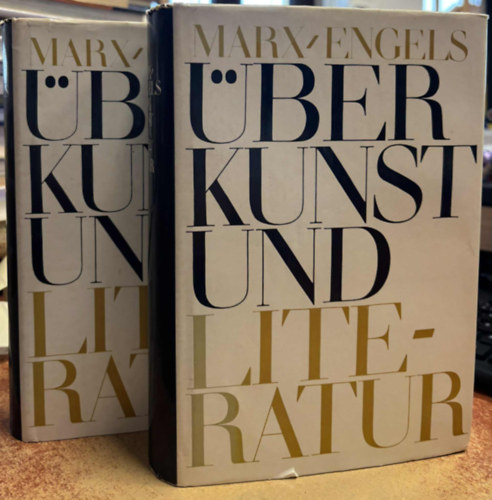 Marx-Engels - Über kultur asthetik literatur I-II. (A kultúráról, az esztétikáról és az irodalomról I-II.) német nyelven