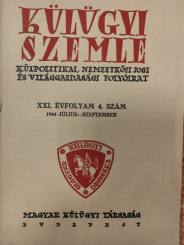 Külügyi szemle XXI. évfolyam 4.szám