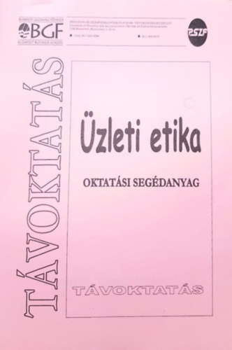 Csurg Ottn dr. (szerk.) - zleti etika - Oktatsi segdanyag (tvoktats)
