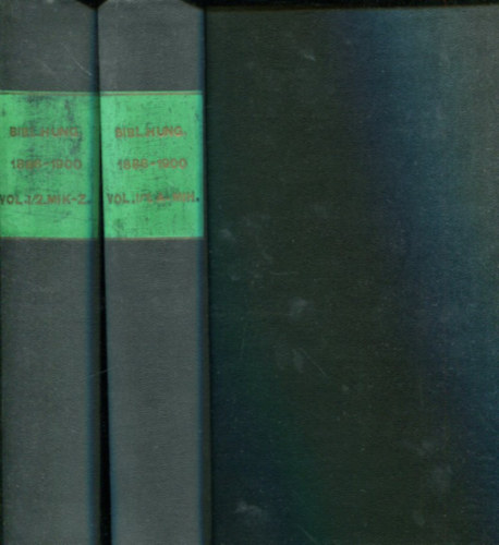 Petrik Gza (szerk.) - Magyar knyvszet 1886-1900 I/1-2