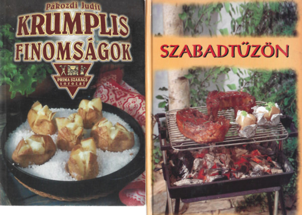 2 db szakcsknyv, Pkozdi Judit: Krumplis finomsgok, Szabadtzn