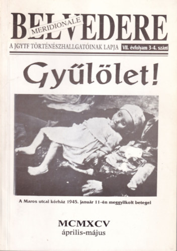 Hevesi Istv�n, Majzik Andrea - Belvedere Meridionale VII. �vf. 3-4. sz�m