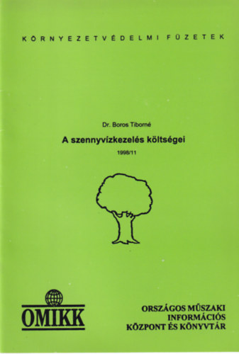 Boros Tiborné - A szennyvízkezelés költségei
