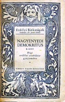 Herm�nyi Dienes J�zsef - Nagyenyedi demokritus II.