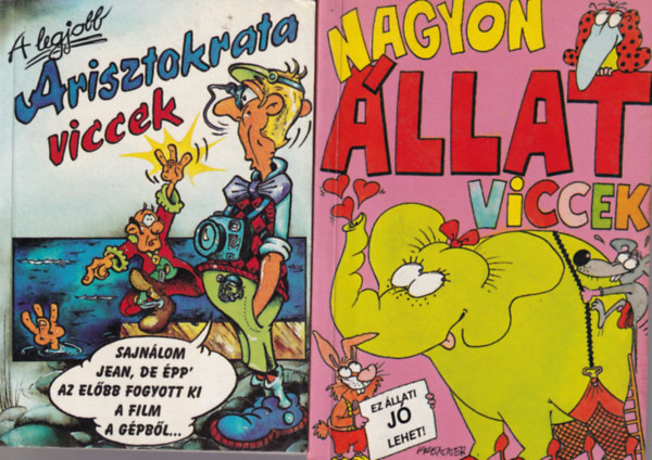 Mor kos (sszell.), Fld S. Pter, Krenner Istvn - 2 db vicc knyv: Nagyon llat viccek + A  legjobb arisztokrata viccek