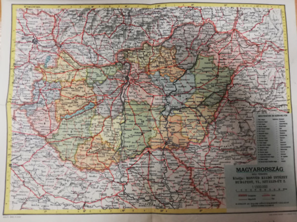 Magyarország kézi térképe