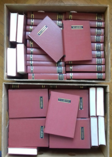 V.I.LENIN - Lenin sszes mvei 1-55 (msodik, teljes kiads) +1 ktet (bibliogrfia )