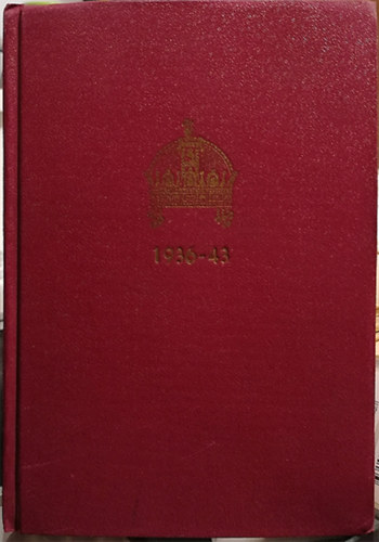 Barcsay-Amant Zoltn dr. (szerk.) - Adeliges Jahrbuch 1936/43. - Nemesi vknyv 1936/43.