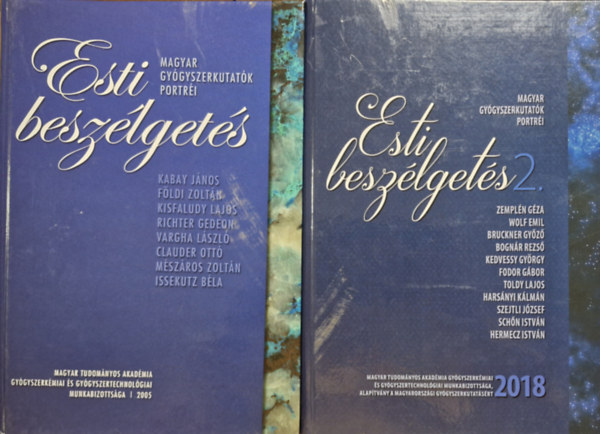 Takcsn Dr. Novk Krisztina, Dr. Hermecz Istvn - Magyar gygszerkutatk knyvcsomag (2 ktet) Esti beszlgets + Esti beszlgets 2