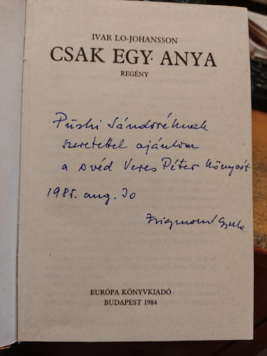 Ivar Lo-Johansson - Csak egy anya