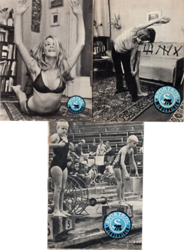 Rti Anna, Dr. Frenkl Rbert, Neu Jen - 3 db Sportrl mindenkinek ( egytt ) 1. A ktarc civilizci s a sport, 2.Szabadidi - mozgs,  3. Szzadunk divatja a sport