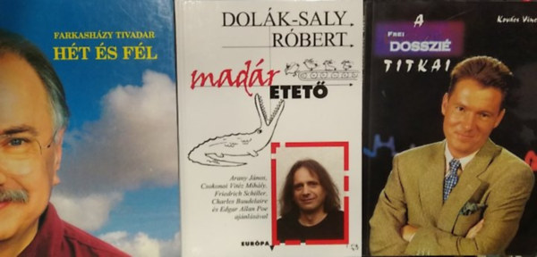 Kovács Vince, Dolák-Saly Róbert, Farkasházy Tivadar - 3 db mű: Hét és fél+ Madáretető+ A Frei dosszié titkai