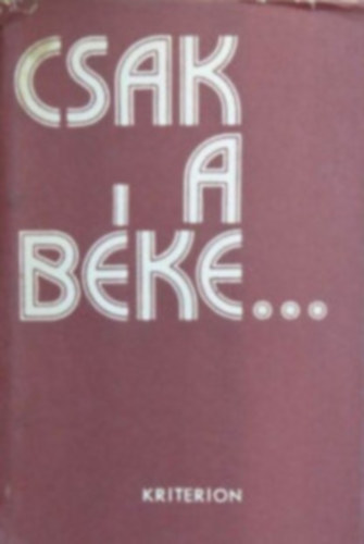 Balla Zs�fia (v�l.) - Csak a b�ke...