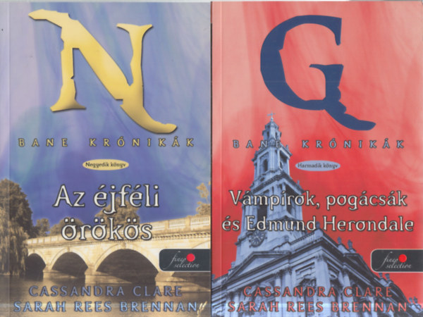 Clare Cassandra, Sarah Rees Brennan - 2 db. Bane krónikák (Az éjféli örökös + Vámpírok, pogácsák és Edmund Herondale)