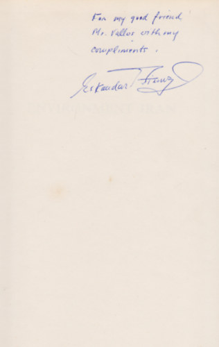 Eskandar Firouz - Environment Iran (Dedikált)