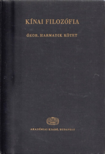 Tkei Ferenc - Knai filozfia - kor (III. ktet)