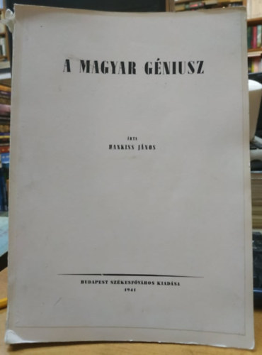 Hankiss Jnos - A magyar gniusz