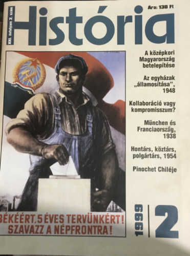 Glatz Ferenc  (szerk.) - Histria XXI. vf. 2. szm (1999)