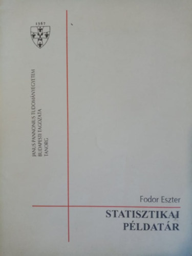 Fodor Eszter - Statisztikai példatár