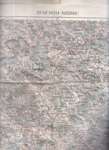 Kassa (sznezett trkp) (Kaschau) (44x62 cm)